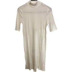 Style & Co Dress Rib Knit Mock Neck Dress